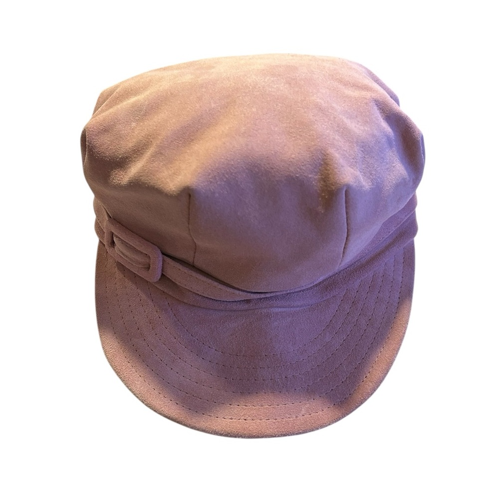 KOKIN Women’ Packable Pink Suede Newsboy Hat | Vintage - Picture 5 of 7